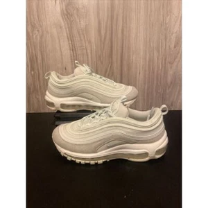 Nike Womens Air Max 97 Running Shoes Green 917646-301 Stripe Leather Lace Up 7 - Picture 1 of 11