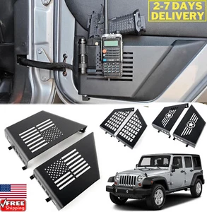 Front/Rear Door Storage Box Side Pocket Organizer for Jeep Wrangler JK 2007-2018 - Picture 1 of 24