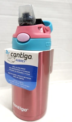 Contigo Kid's 13 oz. Aubrey Vacuum Insulated Stainless Steel Water Bottle- Punch - Image 1 of 4