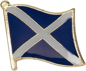 Insignia prendedor solapa bandera país nación St Andrews escocesa Saltire Escocia - Imagen 1 de 1