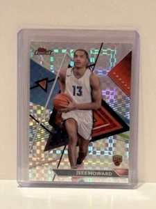 2023-24 Topps Finest Checkerboard Refractor #183 Jett Howard Rookie - Picture 1 of 2