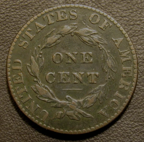 1821 CORONET LARGE CENT, N-2, FINE  ~  IMPRESSIVE EXAMPLE OF THIS KEY DATE Cover