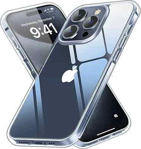 Case For iPhone 16 15 14 Pro Max Plus 13 11 12 7 8 Clear Shockproof Phone Cover - Picture 1 of 6