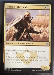 MTG Chief of the Scale Khans of Tarkir 170/269 Regular Uncommon - Picture 1 of 2