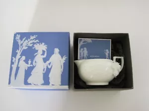 Wedgwood White PETAL Bone China Milchkännchen - Neu im Karton - selten - Bild 1 von 9