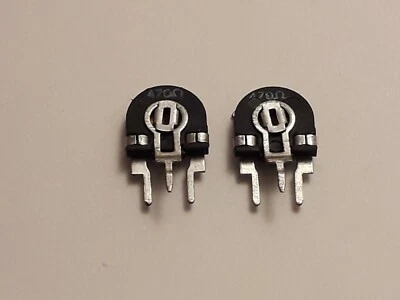 RESISTANCE VARIATEUR  470 OHM .VINTAGE.LOT DE 2. - Photo 1/3
