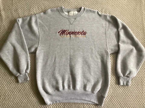 Minnesota Golden Gophers MJ Soffe Vintage Men's Crewneck Sweatshirt Medium Cover