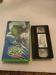 How The Grinch Stole Christmas Starring Jim Carrey VHS Video Tape - Picture 1 of 2