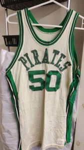 Maglietta da basket cucita anni '50 PIRATES SPANJIAN CALICALIFORNIA uniforme vintage - Foto 1 di 2