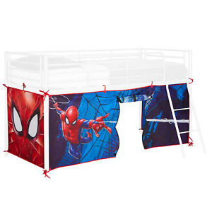 Marvel Spider-Man - Vorhang Set für Hochbetten Zelt blau rot Bettenvorhang 