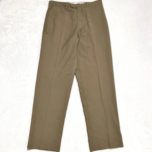 Ralph Lauren Herren 32 x 32 vorne flach gerades Bein Chino Hose braun adrett - Bild 1 von 12