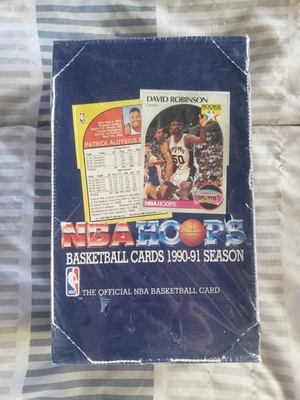 NOVO LACRADO 1990-91 NBA Hoops Series 1 caixa - Imagem 1 de 4
