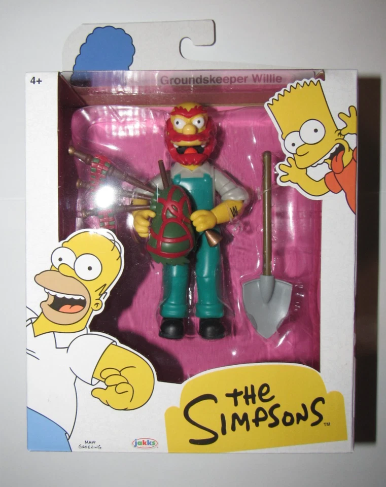 JAKKS Los Simpson 5 pulgadas figura de acción Groundskeeper Willie NUEVO Foto 1 de 1