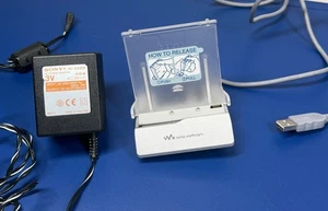 Sony Walkman USB Cradle BCA-WM20U with AC-ES305 Adapter Charging Dock - Picture 1 of 7