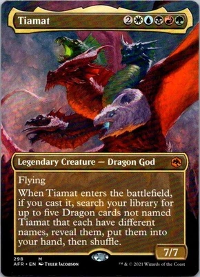 Tiamat (Borderless) Adventures in the Forgotten Realms Regular - Image 1 of 2