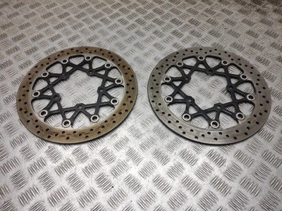 2008 SUZUKI GSX R1000 GSXR 1000 K8 Front Brake Discs  - Image 1 of 4