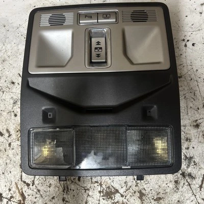 Jaguar XF X250 2009-2011 luz de cúpula delantera con interruptor de techo corredizo negro OEM Foto 1 de 4