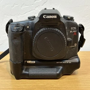Canon EOS 7 ELAN 7E Eye Control w/ Battery Pack BP-300 PARTS/REPAIRS - Picture 1 of 15