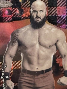 2025 Topps Chrome WWE Cactus Jack #68 Braun Strowman Red & Black Refractor - Picture 1 of 4