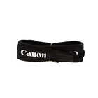 Canon Neck Strap 2" Black Padded With Mesh Liner, Silver Printed Canon