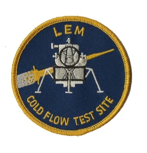 NASA Grumman Apollo LEM Cold Flow Test Site patch lunar space program - Picture 1 of 2
