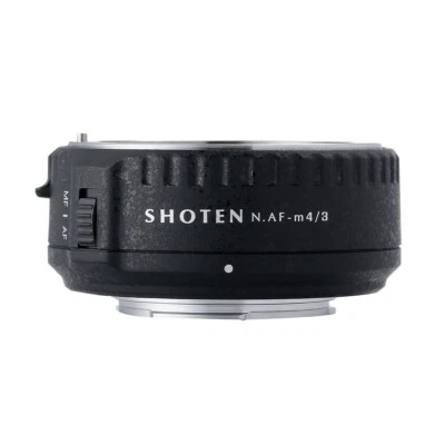 SHOTEN NAF-m43 Auto Focus Lens Adapter Nikon G mount Lens to micro m4/3 OM-D - Image 1 of 4