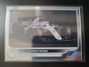 2022 Topps Chrome Formula 1 Marcus Armstrong #135 Base Chrome F2 Cars - Picture 1 of 2