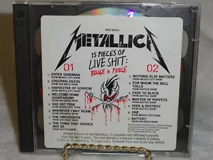 METALLICA 15 PIECES OF LIVE SHIT: BINGE & PURGE 2 CD SET 1993 US PROMO HTF - Picture 1 of 6