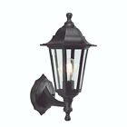 Outdoor Wall Light Lantern Fitting 60W E27 Black Endon Bayswater EL-40045