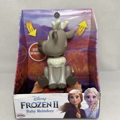 Disney Frozen 2 Cabeza Bobble Bebé Reno Figura Jakks Pacific Nuevo En Caja Foto 1 de 4