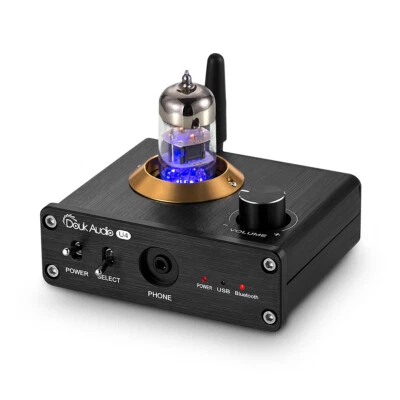 Mini Bluetooth 5.0 Tube Headphone Amplifier USB DAC Stereo Audio Preamp APTX-LL - Image 1 of 4