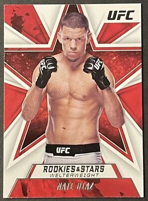 2021 PANINI CHRONICLES UFC BASE ROOKIES & STARS #88 NATE DIAZ - Image 1 of 2