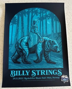 Billy Strings - Oslo Noruega - John Vogl - Estampado de artista - 29/11/22 - AP agotado - Imagen 1 de 7