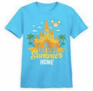 Camiseta Disney Parks This is My Summer Home Sand Castle Mickey Icons Talla Grande - Imagen 1 de 5