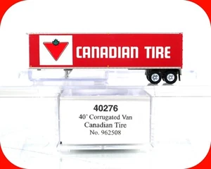 N Scale **CANADIAN TIRE** 40' Trailer Van #962508 - TRAINWORX 40276, Special Run - Picture 1 of 5