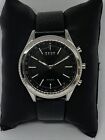 Dkny Woodhaven Nyt6100 Womens Black Leather Analog Dial Hybrid Smart Watch Lp473