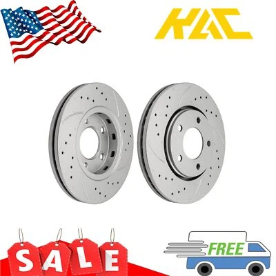 Par de rotores de freno delanteros para Dodge Grand Caravan 2001-2005 caravana 2002-2004 Foto 1 de 4