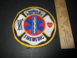 Mobile, Alabama Feuerwehr FEUERMEDIZIN Feuerwehr Patch  - Bild 1 von 2