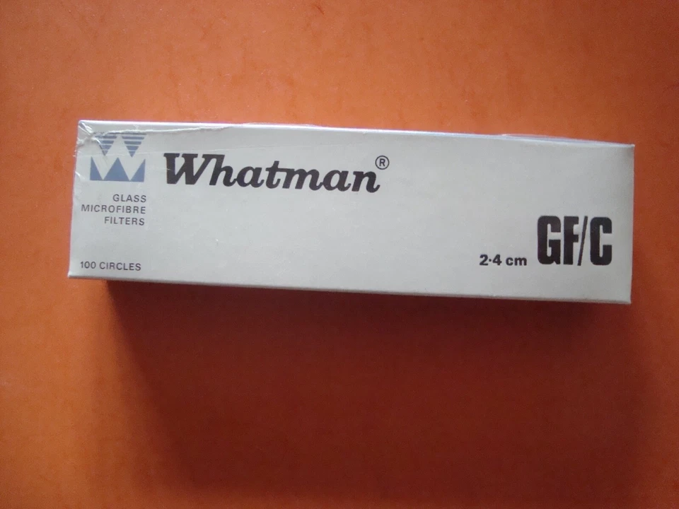 Filtros de microfibra de vidrio Whatman GF/C 1822 024 2,4 cm 100 círculos ¡NUEVO! Foto 1 de 1
