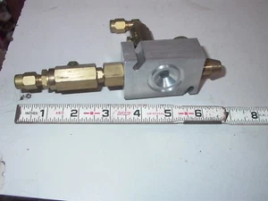 NEW OLD STOCK PNEUTROL BRASS CONTROL ADJUSTABLE  VALVE - Picture 1 of 6