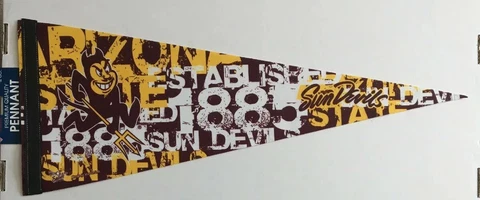 Arizona State Sun Devils Premium Soft Felt Pennant, 12" x 30" Established 1885 Cover