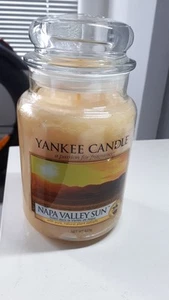Yankee Candle Napa Valley perfumado al sol - tarro grande - MUY RARO - Imagen 1 de 2