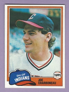 1981 Topps #013, Joe Charboneau, NM-MT, well centered - Picture 1 of 2