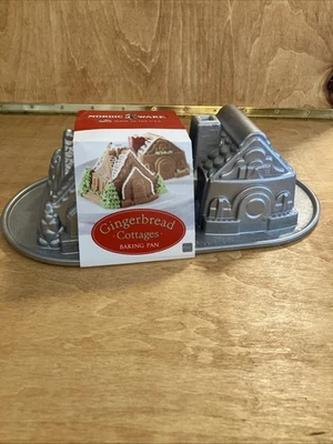 Nordic Ware Gingerbread Cottages Baking Pan 12.75 X 6.75 X 4 Inches - Image 1 of 4