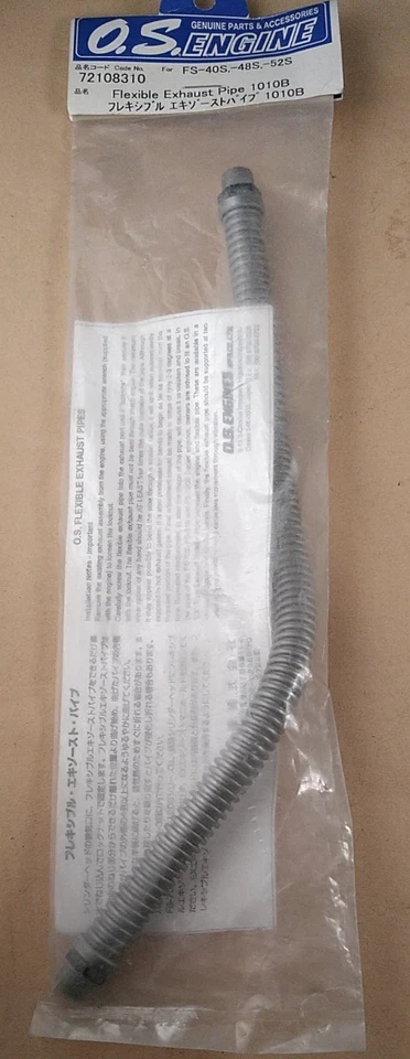 OS Engine 72108310 FS-40S, 48S, 52S Flexible Exhaust pipe 1010B RC Aircraft Part - Image 1 of 4