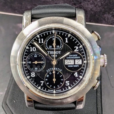 Tissot T-Lord Automatic Chronograph Watch T54142752 25 Jewels T166/266 S.S. - Image 1 of 4