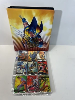 Fleer Ultra Marvel X-Men 1995 carpeta completa con conjunto base subconjuntos completos Foto 1 de 4