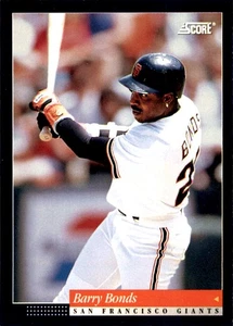 Barry Bonds 1994 Score #1 San Francisco Giants HOF FREE SHIPPING AutographDen - Picture 1 of 2