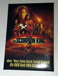 The Scorpion King -The Rock Movie Universal Advertising Collectible Pin / Button - Picture 1 of 4
