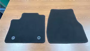2023-2024 Ford F-250 F-350 F-450 F-550 F-600 Standard Cab OE Black Floor Mats - Picture 1 of 10